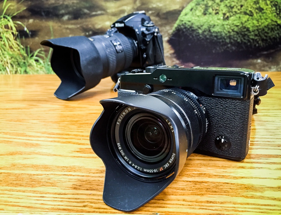 fujifilm xpro1 and nikon d700 cameras
